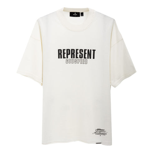 Represent Godspeed T-Shirt Flat White MLM4222-072 Degli Uberti